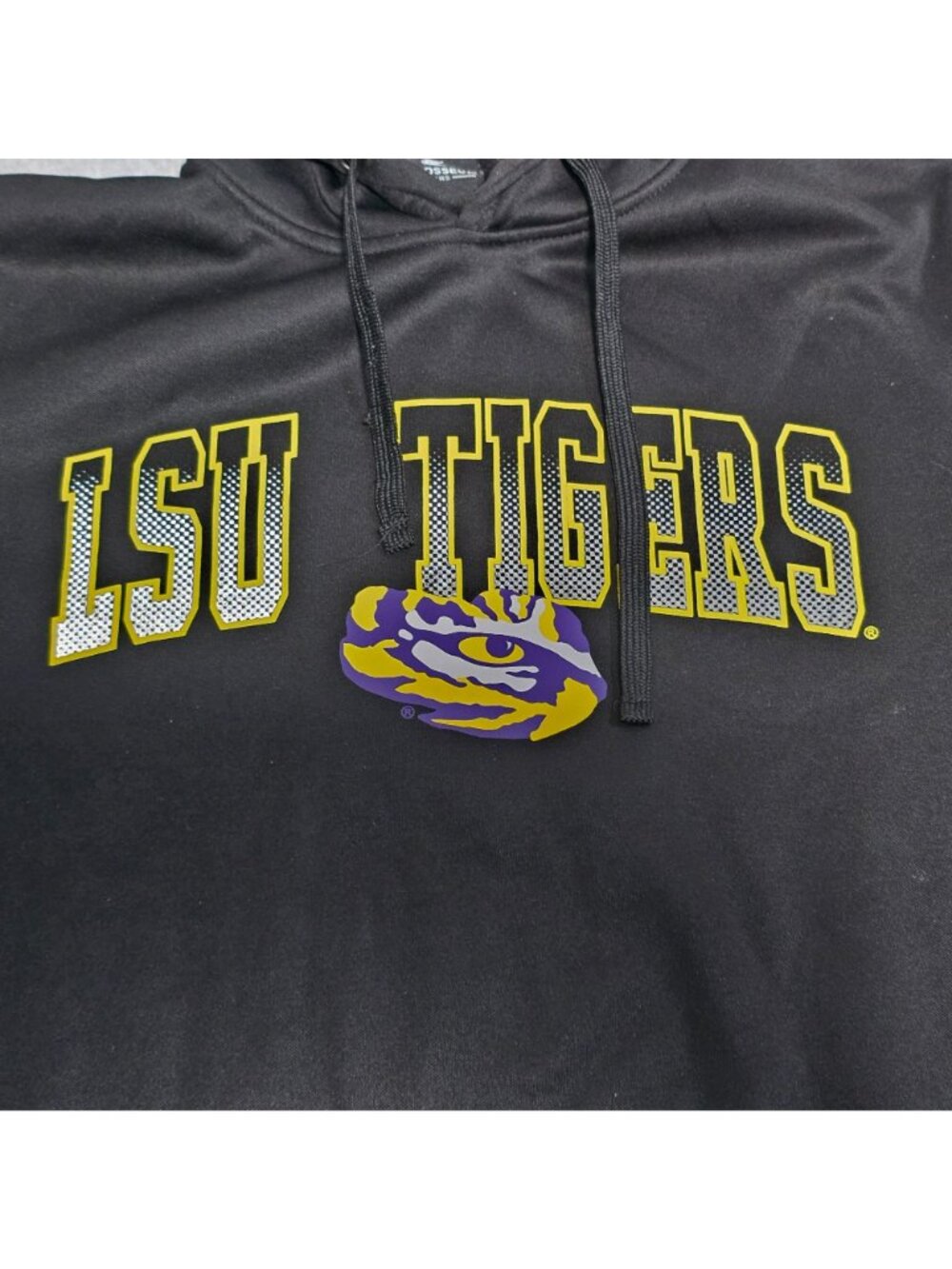 LSU Tigers Black Hoodie Sweatshirt Mens Medium By Colosseum - Picture 3 of 5